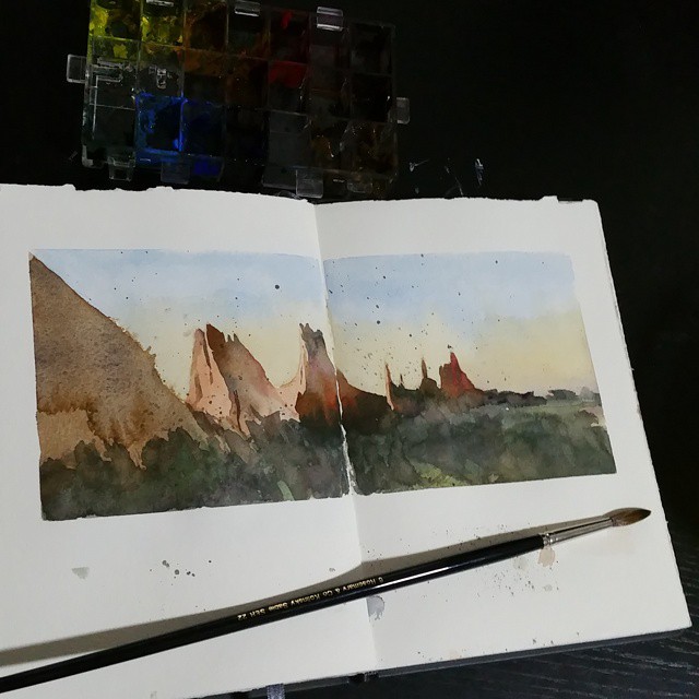 watercolor-painting-dream-road-trip-lian-cherng-zhi-1