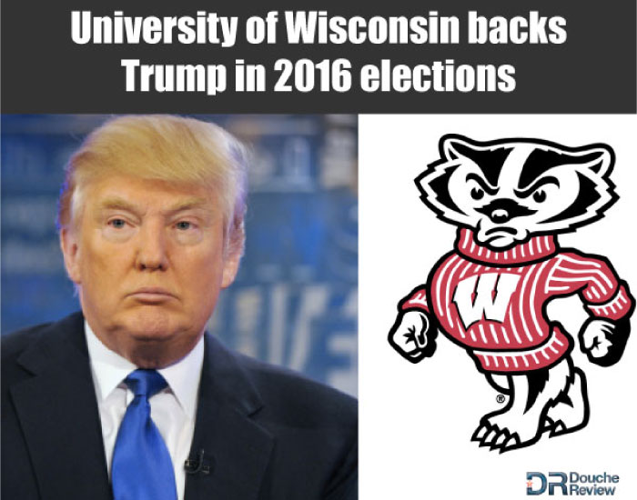 Wisconsin Badgers Support Trump