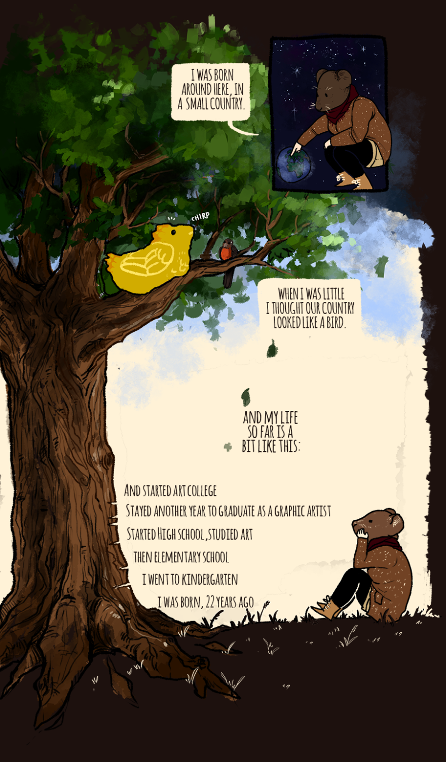Beutiful And Touching Comic About Struggling With College