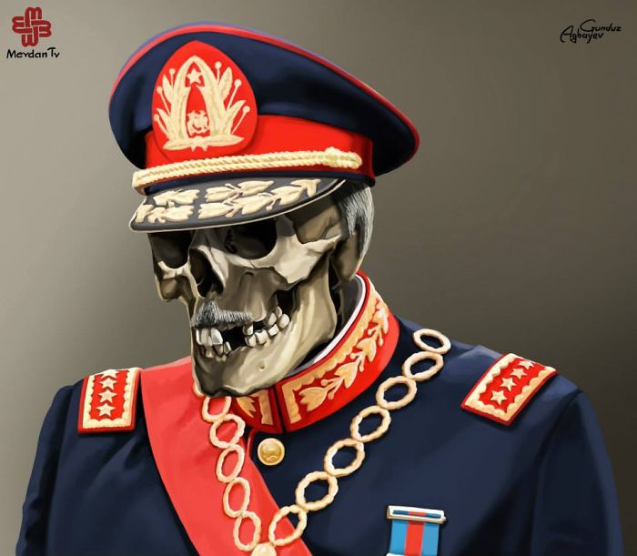 Just Leaders: Creepy Illustrations Of Notorious Leaders By Gunduz Agayev