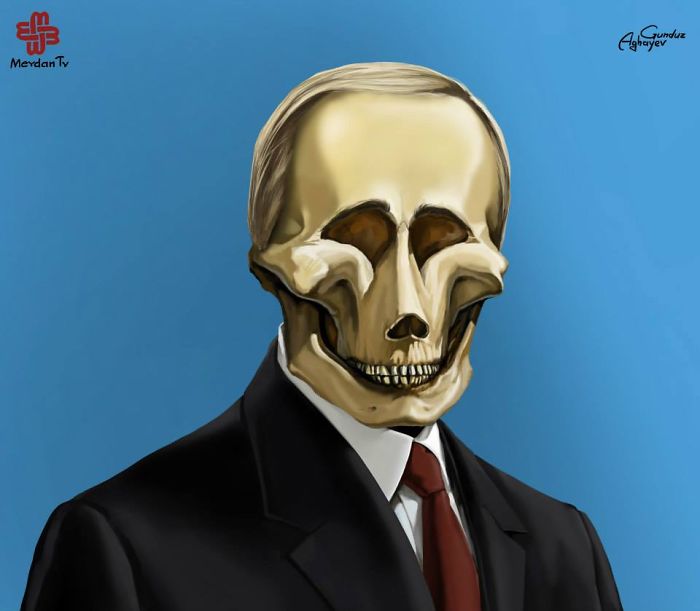 Just Leaders: Creepy Illustrations Of Notorious Leaders By Gunduz Agayev