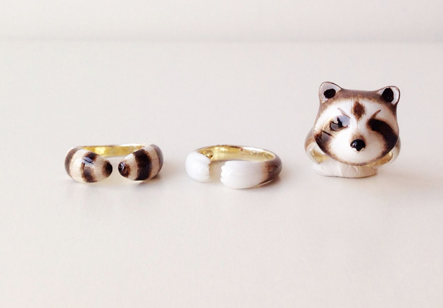 Rings Become Animals When 3 Pieces Are Put Together