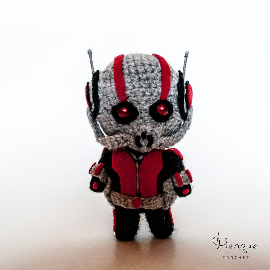 I Made A Cute Little Crochet Ant-man