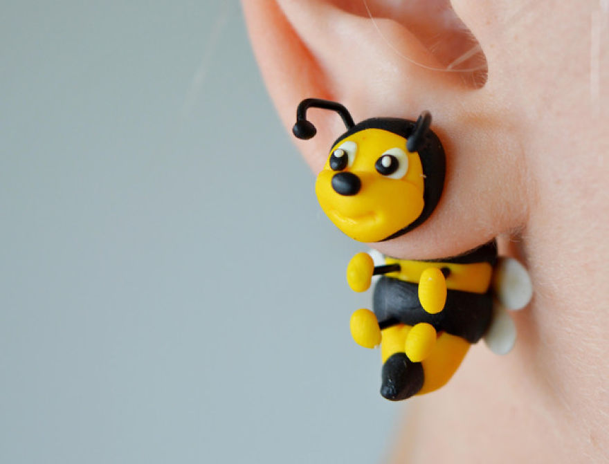 Bees Stud Earrings