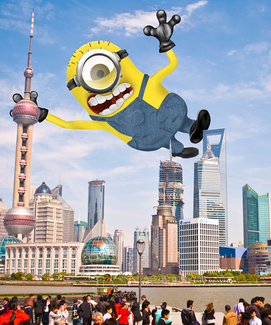 Minions Taking Over Famous Places All Around The World