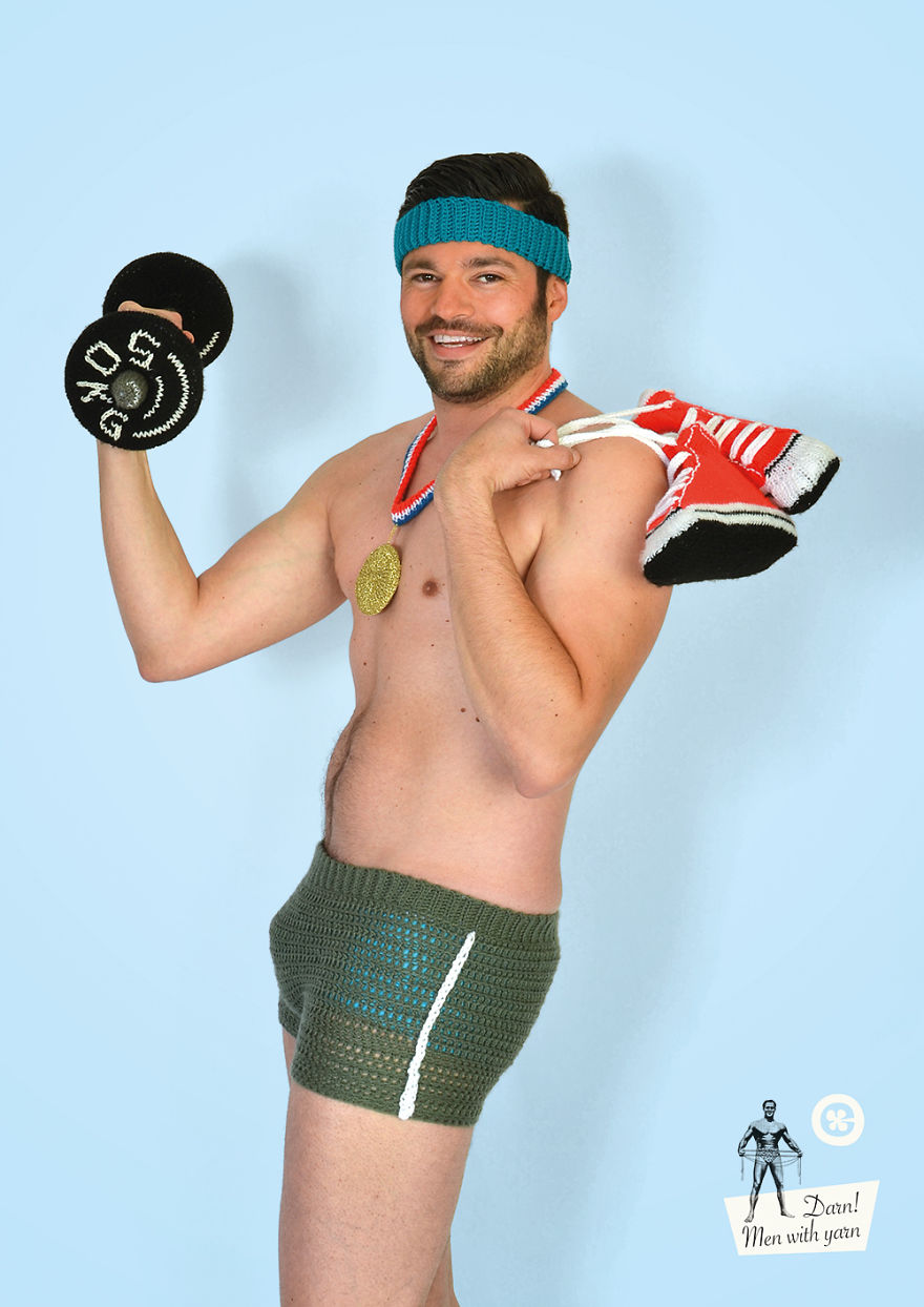 We Made A Sexy Men & Yarn Calendar In Response To Pinup Girls (Part 2)