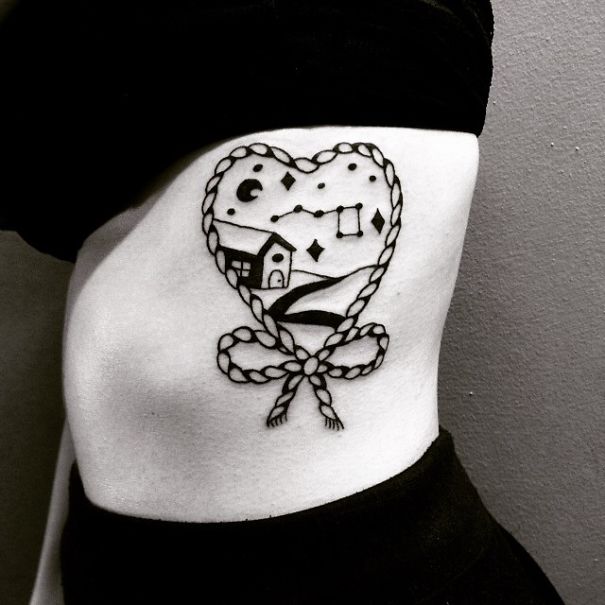 Artist Creates Minimal Tattoos To Show What We Are