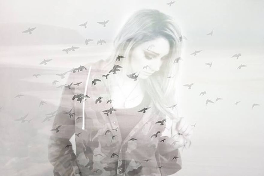 Double Exposure Portraits By Lesya Liu