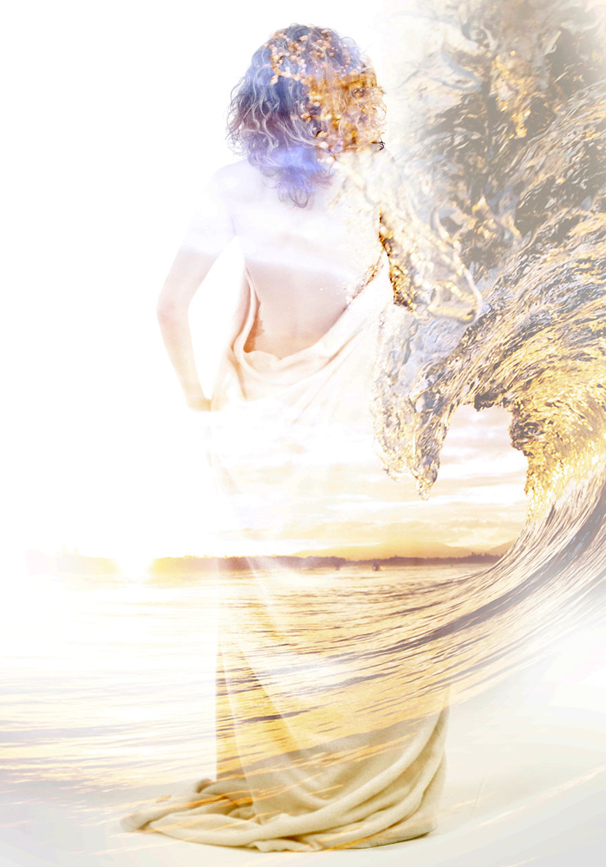 Double Exposure Portraits By Lesya Liu