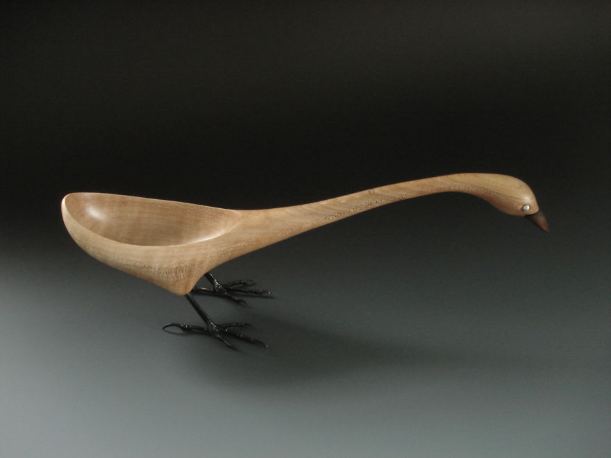 Spoontaneous: I Carve Wooden Spoons Into Fun Sculptures