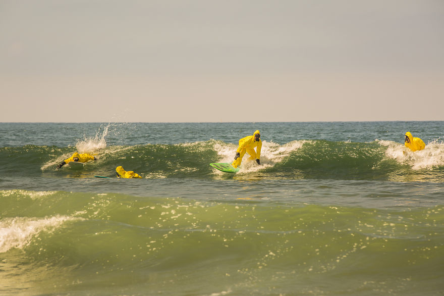 Hazmat Surfing: My Photos Predict A Poisonous, Dark Future For Our Oceans