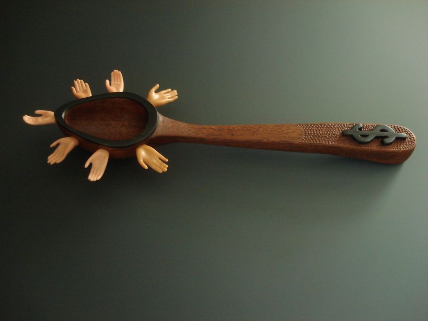Spoontaneous: I Carve Wooden Spoons Into Fun Sculptures