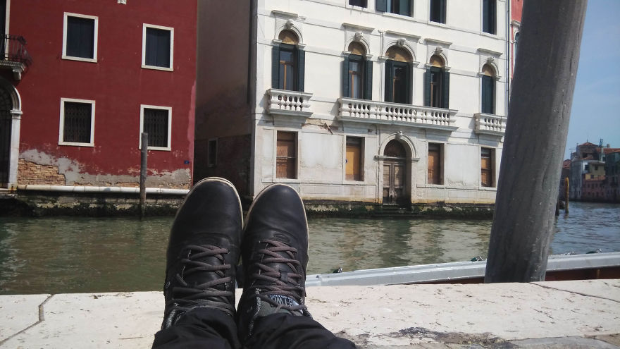 I Took A Picture Of My Shoes Everywhere I Traveled