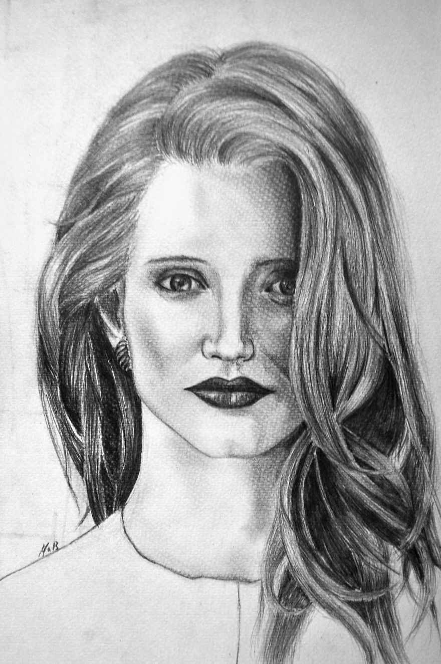 When I Have Free Time, I Pick Up A Pencil To Draw My Favorites Celebrities