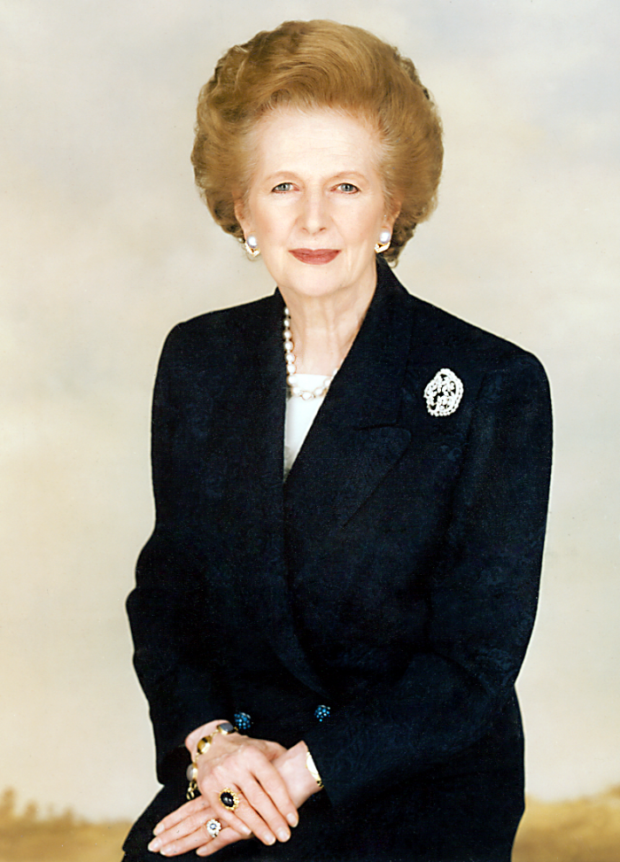 Margaret Thatcher United Kingdom Prime Minister.