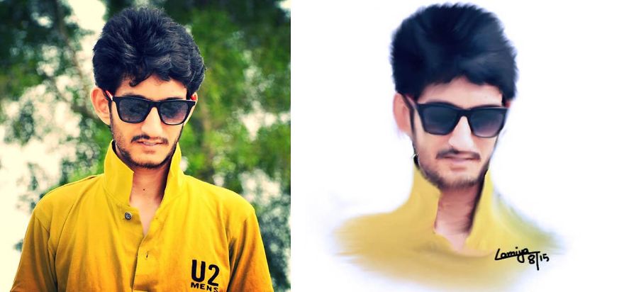 My Photorealistic Potraits Over Photographs Drawn With Adobe Photoshop Cs6