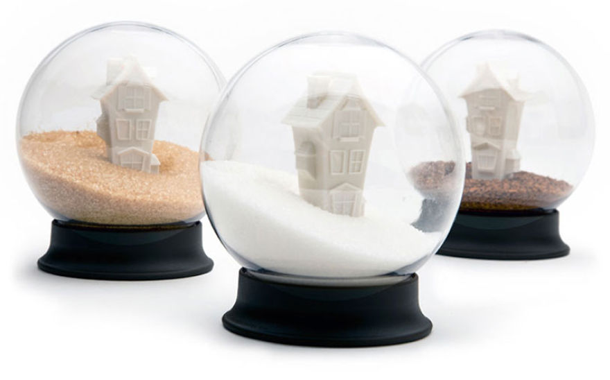 We Designed A Sugar Bowl That Is Also A Snow Globe