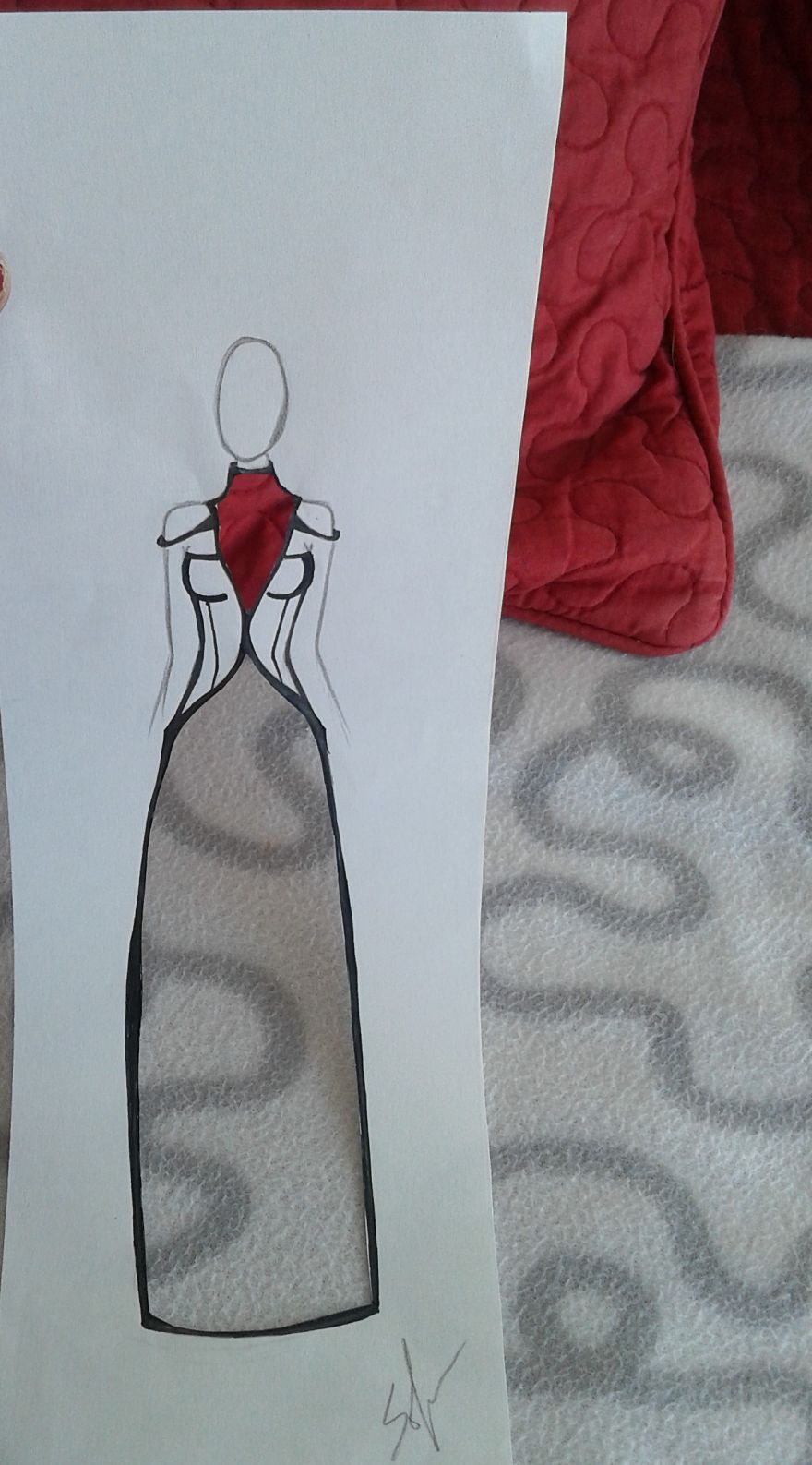Playfull Cut-out Fashion Design Sketches