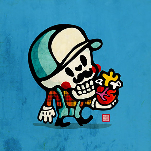 Día De Muertos: My Fun Skull Illustrations