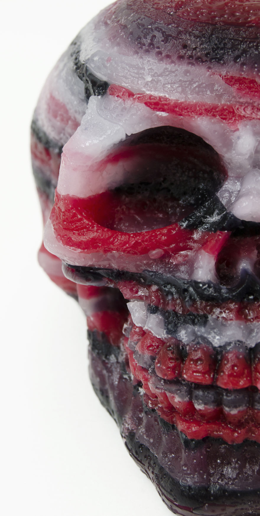 I Made Skull Sculptures With Melted Wax