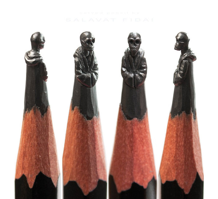 I Turn Pencils Into Miniature Pop-Culture Sculptures
