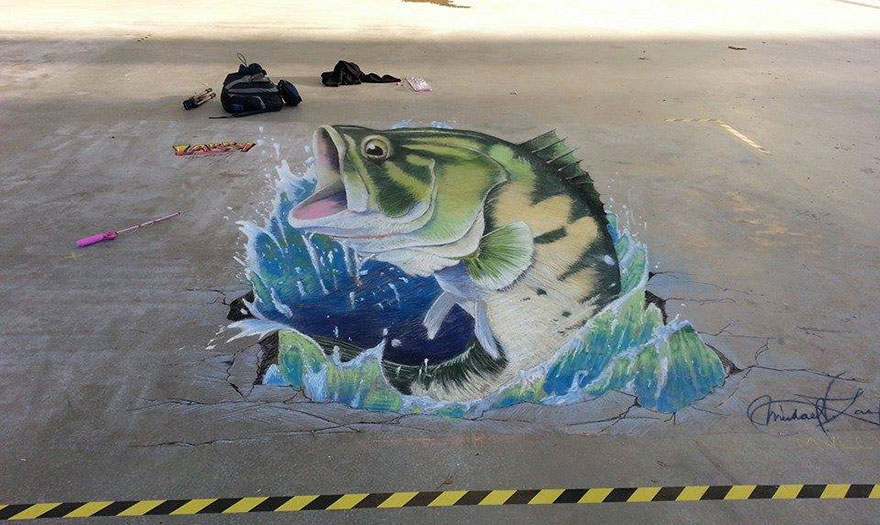 After I Was Laid Off At Age 45, I Became A 3D Street Artist