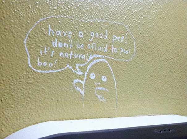 New Favorite Bathroom Graffiti