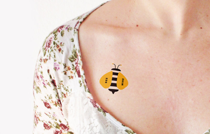 Bee Mine Tattoo