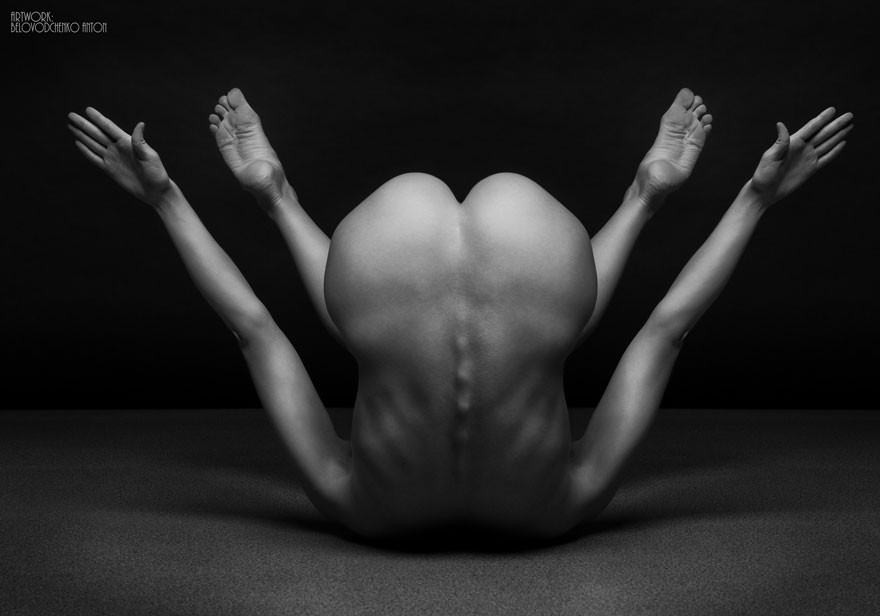 Russian Photographer Captures The Beauty Of Women's Bodies With B&W 'Bodyscapes'
