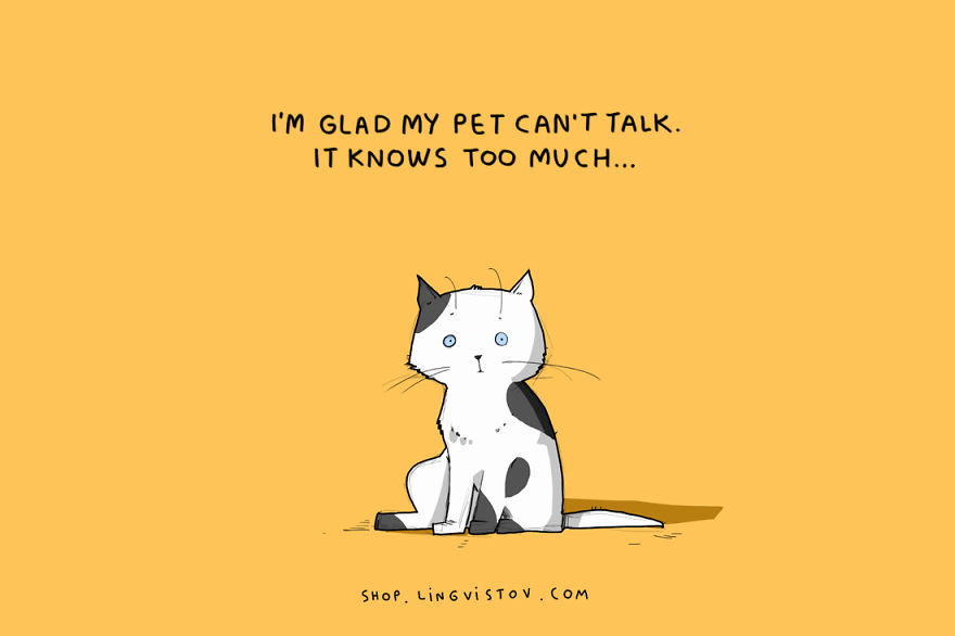 15 Illustrated Truths About Cats