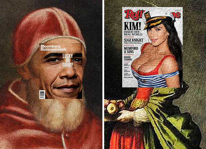 I Do Mash-Ups Of Magazine Covers And Classical Paintings (Part 2)