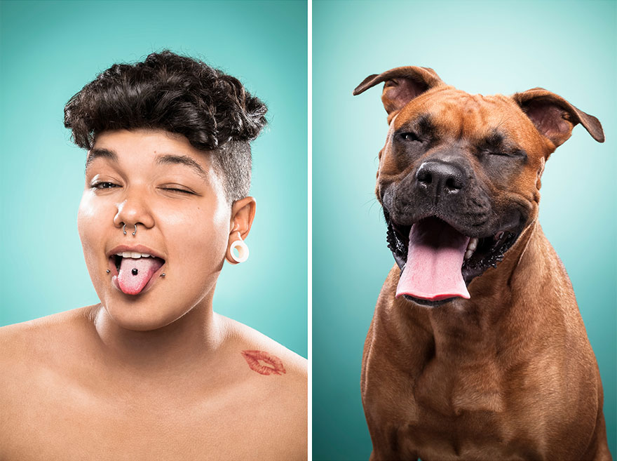 Like Owner, Like Dog: I Capture Dog Owners Mimicking Their Best Friends
