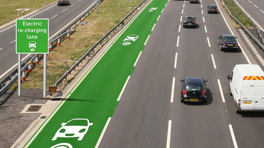 UK Is Testing Roads That Charge Electric Cars As They Drive