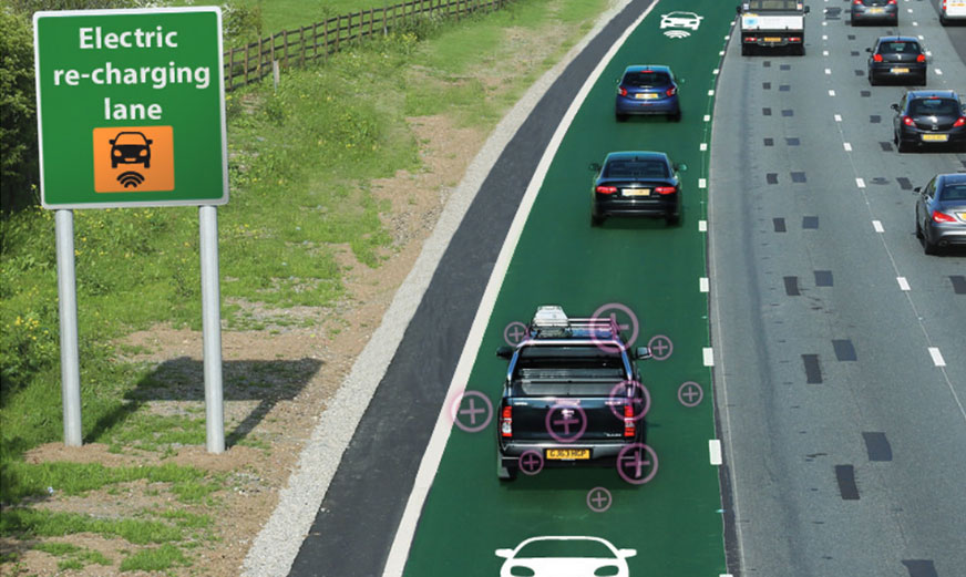 UK Is Testing Roads That Charge Electric Cars As They Drive