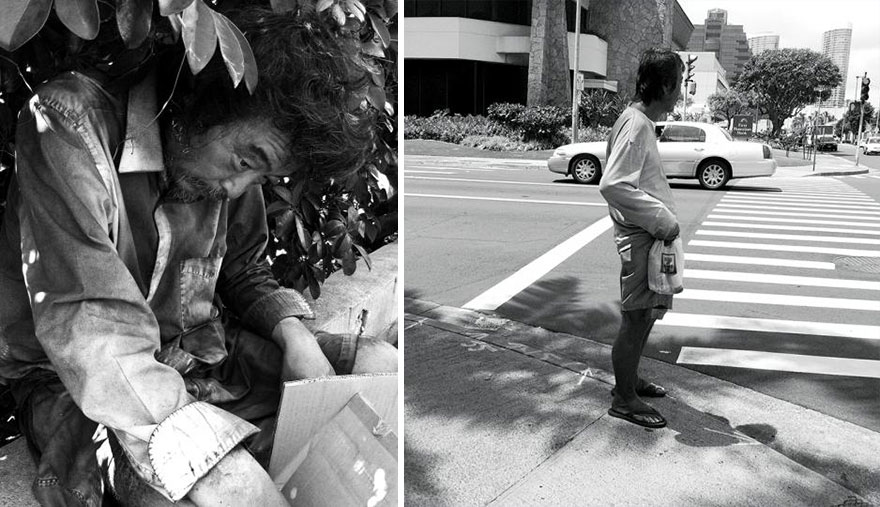 After 10 Years Of Photographing Homeless People, Photographer Discovers Her Own Father Among Them