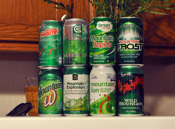 A Father's Amazing Collection Of Off-Brand Mountain Dews