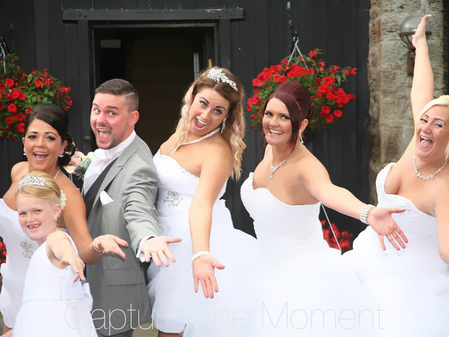 This Gay Couple Asked All Their Bridesmaids To Wear Wedding Dresses
