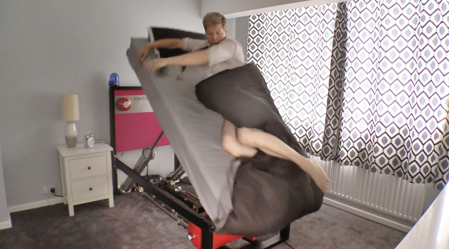 Inventor Creates High Voltage Ejector Bed For People Who Can't Wake Up