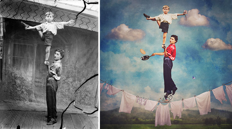 Historic Glass-Plate Photos From Romania Restored And Turned Into Colorful Art (Part 2)