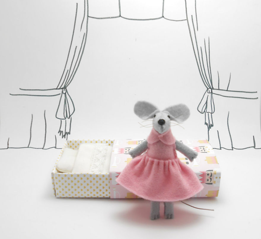 I Make Cute Stuffed Mice From Wool