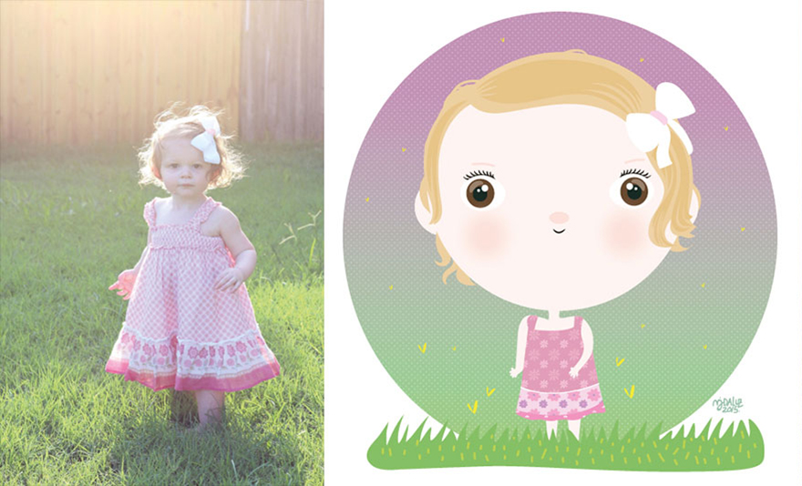 I Take Children’s Photos From The Internet And Turn Them Into Fun Illustrations (Part 2)