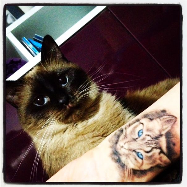 The Tattoo Of My Baby Mowgli Who Was Put To Sleep And His Best Friend Maggy Missing Him