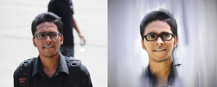 My Photorealistic Potraits Over Photographs Drawn With Adobe Photoshop Cs6