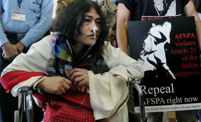 Irom Sharmila,activist From Manipur(india), On Hunger Strike Since 2000 Against Armed Forcesact