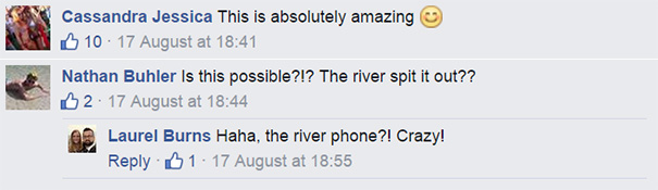 Guy Lost His Phone In River, But Then The Device Started Posting Pics To Facebook