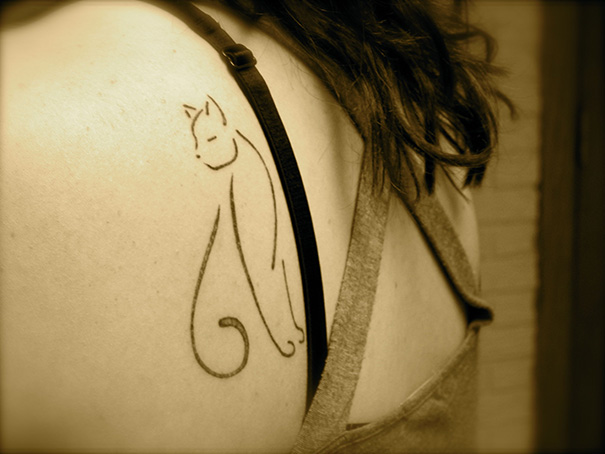 My Tattoo In Memory Of My Cat Snoopy