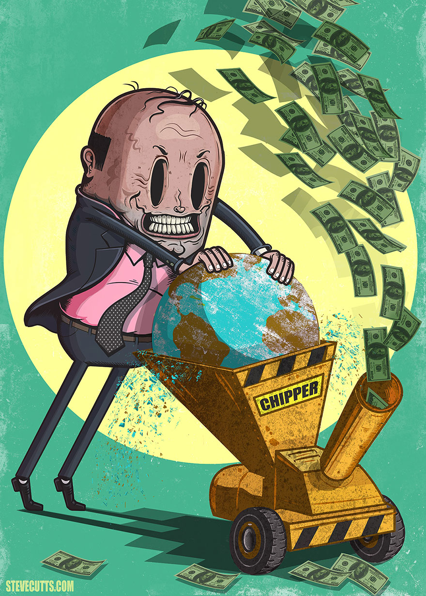 The Sad Truth About Today's World Illustrated By Steve Cutts