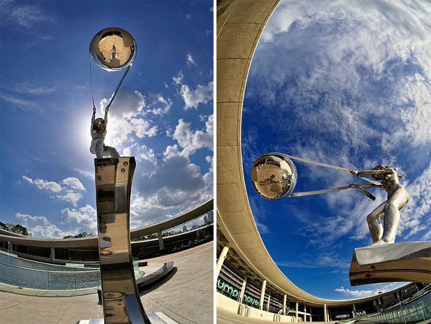 Stunning Sculpture Of Mother Nature Rotating Earth Inspired By Thailand Disaster
