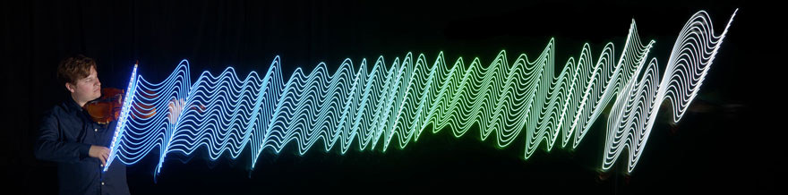 Photographer Uses LED Lights To Capture The Motions Of Musicians