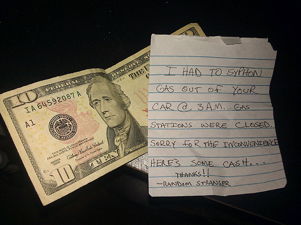 The Weird Thing Is My Neighbor Got The Same Note An Hour Later